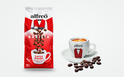 Profil aromatic și compoziție cafea boabe Alfreo Barista