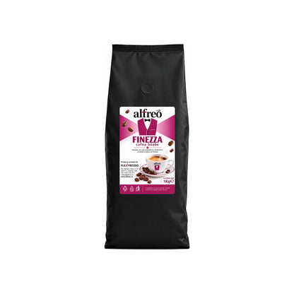 Pungă cafea boabe Alfreo Finezza 1 kg, față