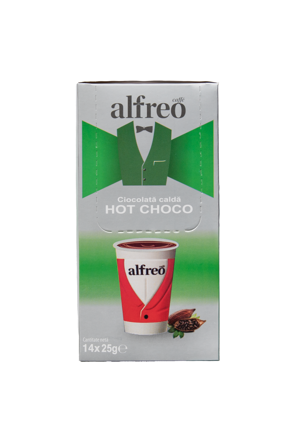 Cutie ciocolată caldă HOT CHOCO Alfreo, lateral