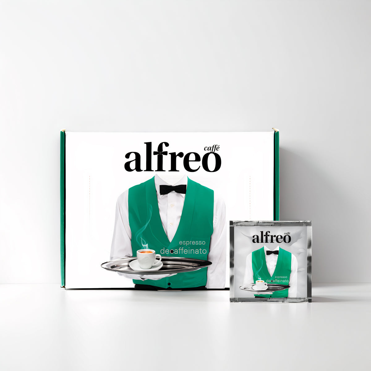 Pachet monodoze cafea decofeinizată Alfreo Decaffeinato 50 bucăți