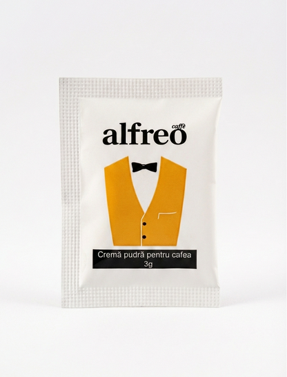 Crema pudră pentru cafea Alfreo 3 gr - 150 buc (set)